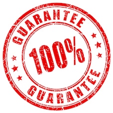 100 guarantee stamp